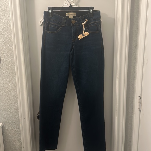 New Democracy Indigo Wash "Ab"solution® Straight Leg Jean size 4 - Picture 8 of 12